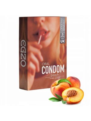 Smakowe zapachowe prezerwatywy egzo 3szt brzoskwin - image 2